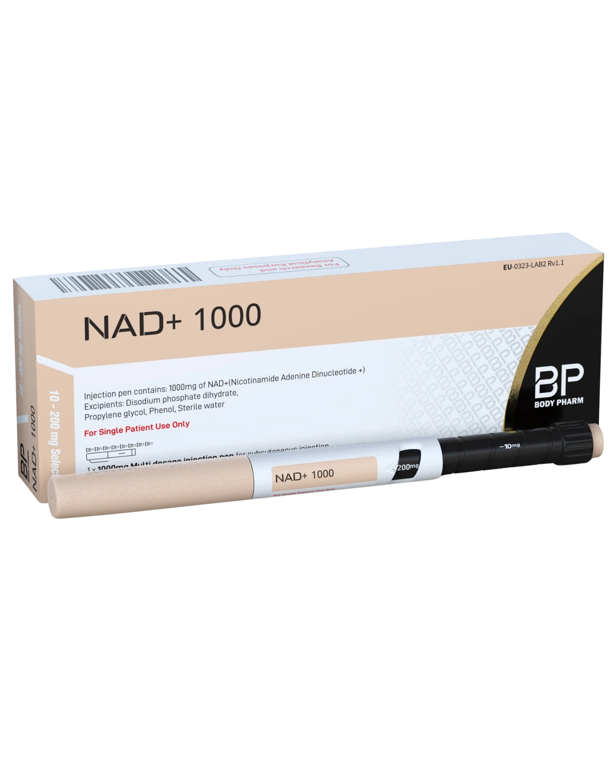 NAD+ 1000 Pen cartridge